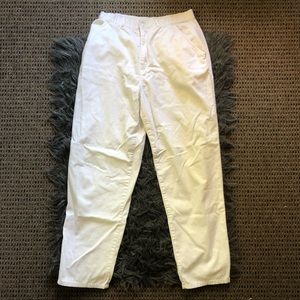 White Averroe high waisted pants